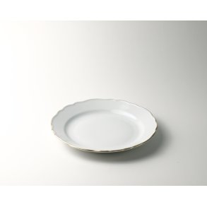 Forretstallerkner m.guldkant 21cm