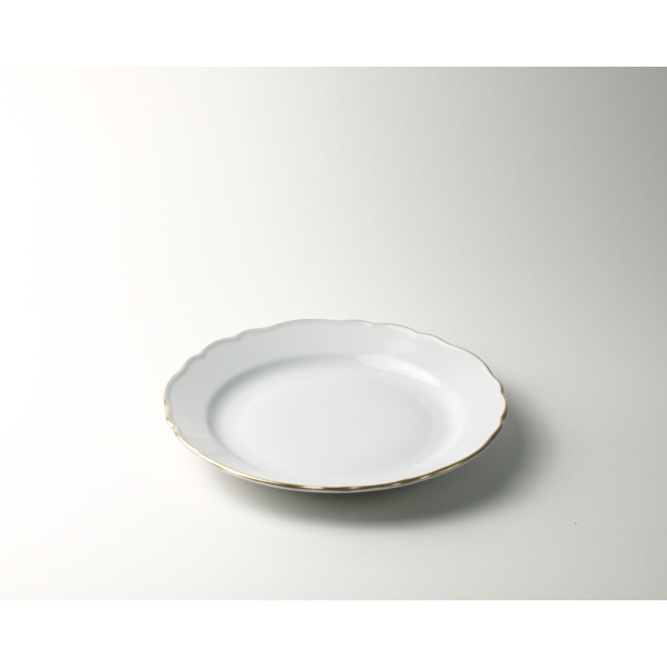 Forretstallerkner m.guldkant 21cm