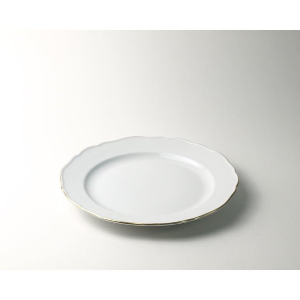 Spisekallerkner m.guldkant 24cm