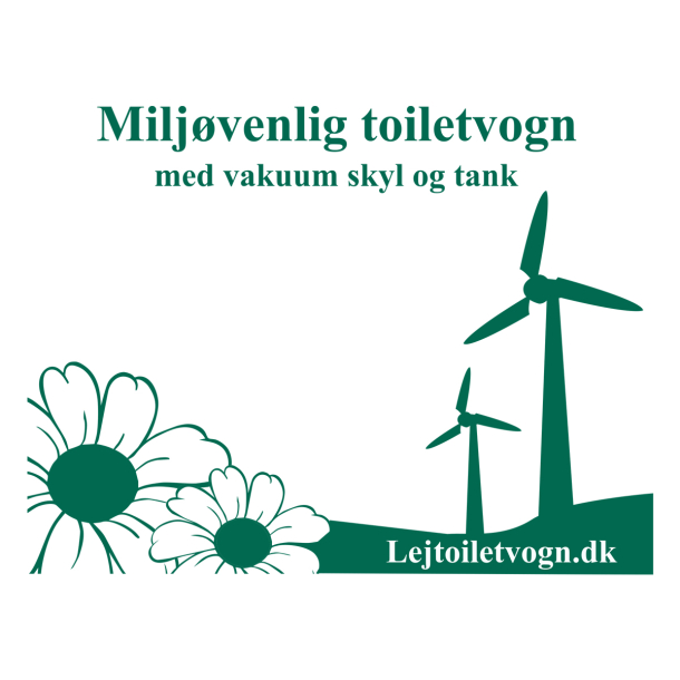 Opstilling af toiletvogn